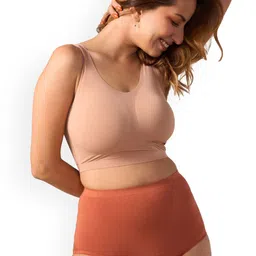 Mahina Women Solid High-Rise Reusable & Leak Proof Medium Flow Period Briefs-picture-49