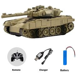 New Pinch Remote Control Army Battle Tank With Light & Sound - Multicolour image 2