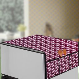 The Furnishing Tree Violet Plastic Refrigerator Cover-image-41