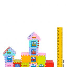 Ekta House Building Blocks Set 1 Multicolor - 72 Pieces image 3