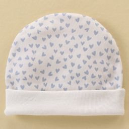 Ben Benny Interlock Heart Printed Cap Mitten & Booties Set off White - Diameter 9 cm image 3