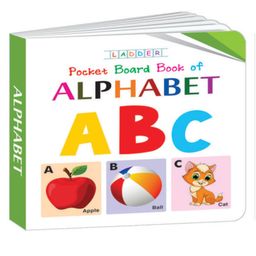 inikao Mini Board Book Set: English Alphabets, Numbers 1-20, Hindi Alphabets & Consonants - 3 Picture Books for Kids Early Learning image 3