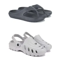 PENNEN Set Of 2 Self Design Clogs-picture-5
