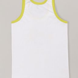 Simply Sinker Knit Sleeveless  Set Of Vests  with Text Print Pack of 3 - Multicolour image 5