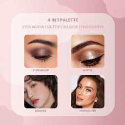 RED 4 4 In 1 Photo Ready Eyeshadow Palette -Shade- 01 image 5