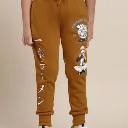 Boysville Naruto Printed Brown Joggers For Boys-image-38