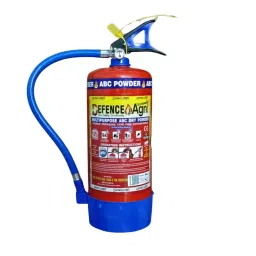 Defence Agni 4 Kg Fire Extinguisher ABC Powder MAP 90% Stainless Steel Red-40