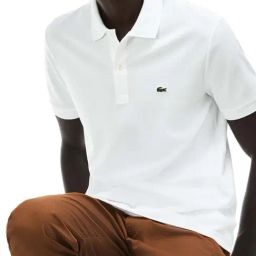 Lacoste White Regular Fit Polo T-Shirt-image-24
