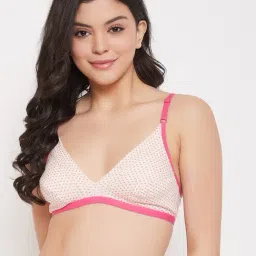 Clovia Beige Non Wired Non Padded Plunge Bra-17