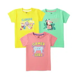 Cub McPaws Kids Multicolor Printed  T-Shirts-image-88