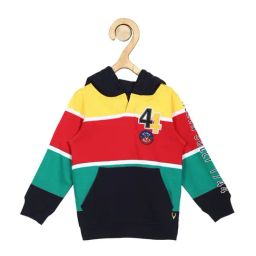 Allen Solly Junior Multicolor Striped Hoodie-picture-44