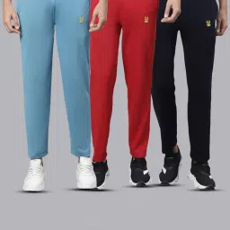 Vimal Jonney Multicolor Regular Fit Lounge Pants - Pack of 3-image-80
