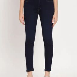 Angelfab Navy Skinny Fit High Rise Jeans-image-25