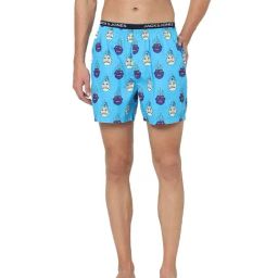 Jack & Jones Aquarius Blue Printed Boxers-image-46