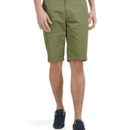 United Colors of Benetton Olive Green  Slim Fit Shorts-image-16