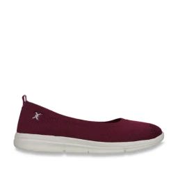 CL Sport by Carlton London Women's Wine Flat Ballets-image-84