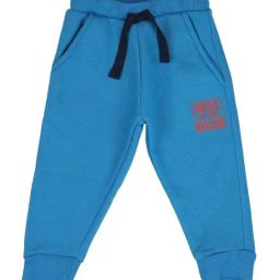 Bodycare Kids Royal Blue Cotton Regular Fit Trackpants-picture-12