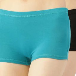 Leading Lady Multicolor Boy Shorts Panty (Pack Of 2)-image-104