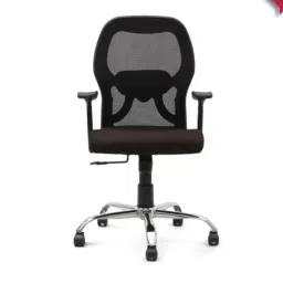 Adiko Systems Black Ergonomic Cushion Back Work From Home Chair-61