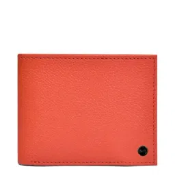 BELWABA Orange Casual Leather Bi-Fold Wallet for Men-15