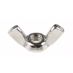 RS PRO 30 mm Plain Stainless Steel Wingnut M6 A4 316, 2484343 Each of 50 Box-image-99