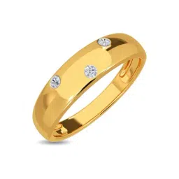 Kisna Diamond & Gold Jewellery Luke 14k (585) Diamond & Gold Ring For Men-image-8