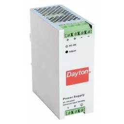 Dayton Din Rail DC Power Supply 90 to 264 V AC, 33NT10-11