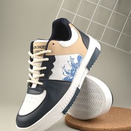 Layasa Men Colourblocked Suede Sneakers-image-34