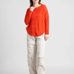 Only Red Regular Fit Pullover image 5