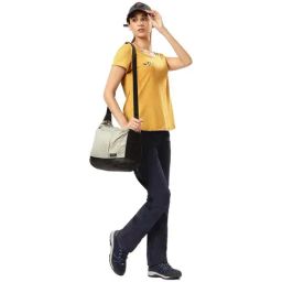Forclaz by Decathlon Black & White Color Block Cross Body Bag-image-68