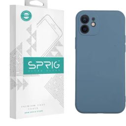 Sprig TPU Matte Back Cover for Apple iPhone 12 (Grey)-image-67