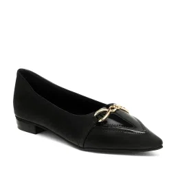 Flat N Heels Women's Black Falt Ballets image 3