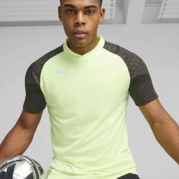 Puma IndividualCUP Green Slim Fit Printed Jersey-image-23