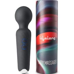 Lifelong LLM468 Rechargeable Wireless Body Massager Machine with 20 Vibration Modes (Black)-34