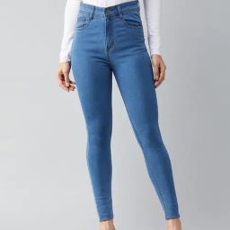 Miss Chase Blue Skinny Fit Jeans-image-39