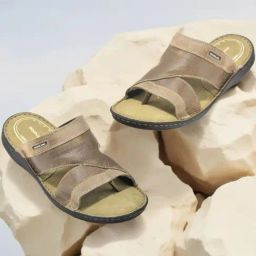 Woodland Men's Khaki Slides-picture-18