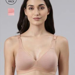 Dollar Missy Beige & Pink Cotton Seamless Bra - Pack Of 2-picture-31
