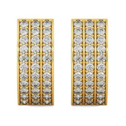 Joyalukkas 22k Gold Block Stud Earrings for Women-image-26