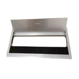 Techut Access Flap Aluminium 127x300 mm Surface Mount for Workstation, Silver-18