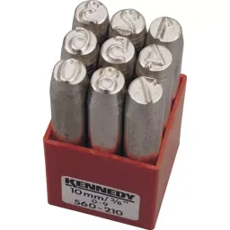 Kennedy 12.0 mm Figure Punches (Set of 9 Piece)-11