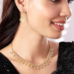 Rubans Gold-Tone Plated Set for Women-picture-17