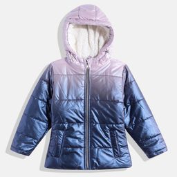 Okane Girls Ombre Hooded Padded Jacket-image-65