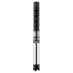 Silver 7.5 HP Three Phase 8 Stage V6 Water Filled Borewell Submersible Pump, SS100-7508A-picture-13