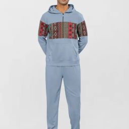 BULLMER Blue Cotton Blend Regular Print Sweatshirts and Hoodies-picture-19