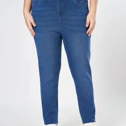 Honey Curvytude by Pantaloons Blue Solid Jeans-image-57