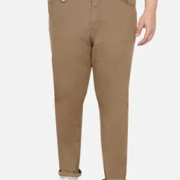 John Pride Khaki Regular Fit Plus Size Jeans-image-52