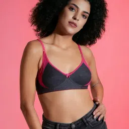 Clovia Grey Non Wired Non Padded Full Coverage Bra-image-23
