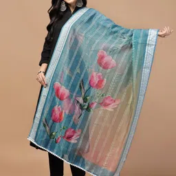 Kaizen TEXO FAB Ethnic Motifs Printed Dupatta image 3