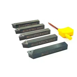 A.D INTERNATIONAL Indexable Turning Tool Set with 8 mm Square Shank for Lathe Machine, P4-NY4P-N9PR image 3