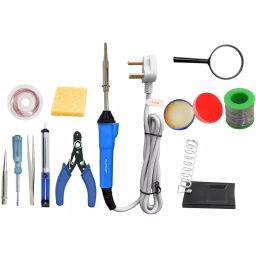 PLANTUM Beginner 12 In 1 Soldering Iron Kit 25 W Corded Flat Copper, Iron & Nickle Tip-15